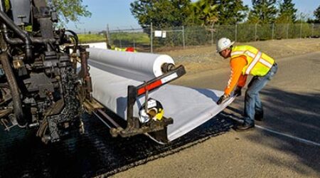 Geotextile laying 2 image